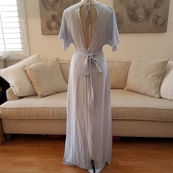 Wayf Carrara Slit  Maxi Dress sz Small - Picture 5 of 8